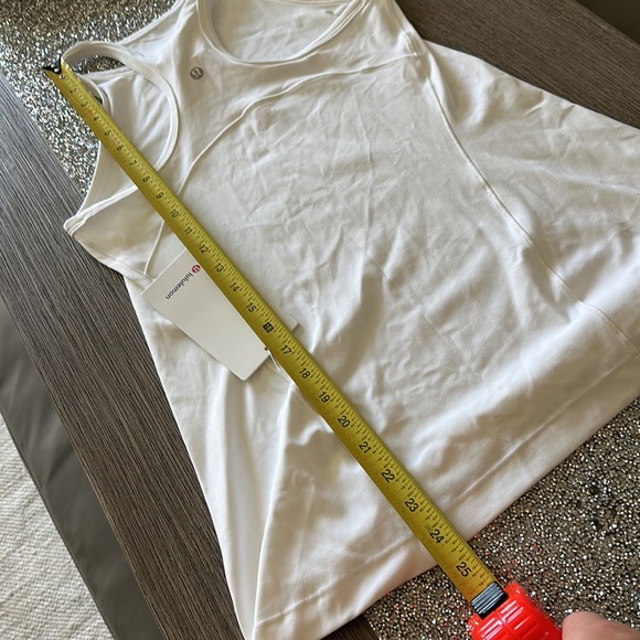 Lululemon Align Hip-Length Racerback Tank Top White size 8 NWT - Picture 2 of 6